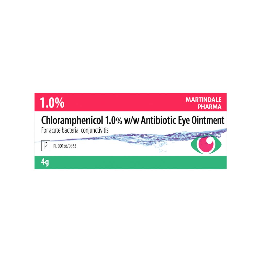 Chloramphenicol 1% eye ointment