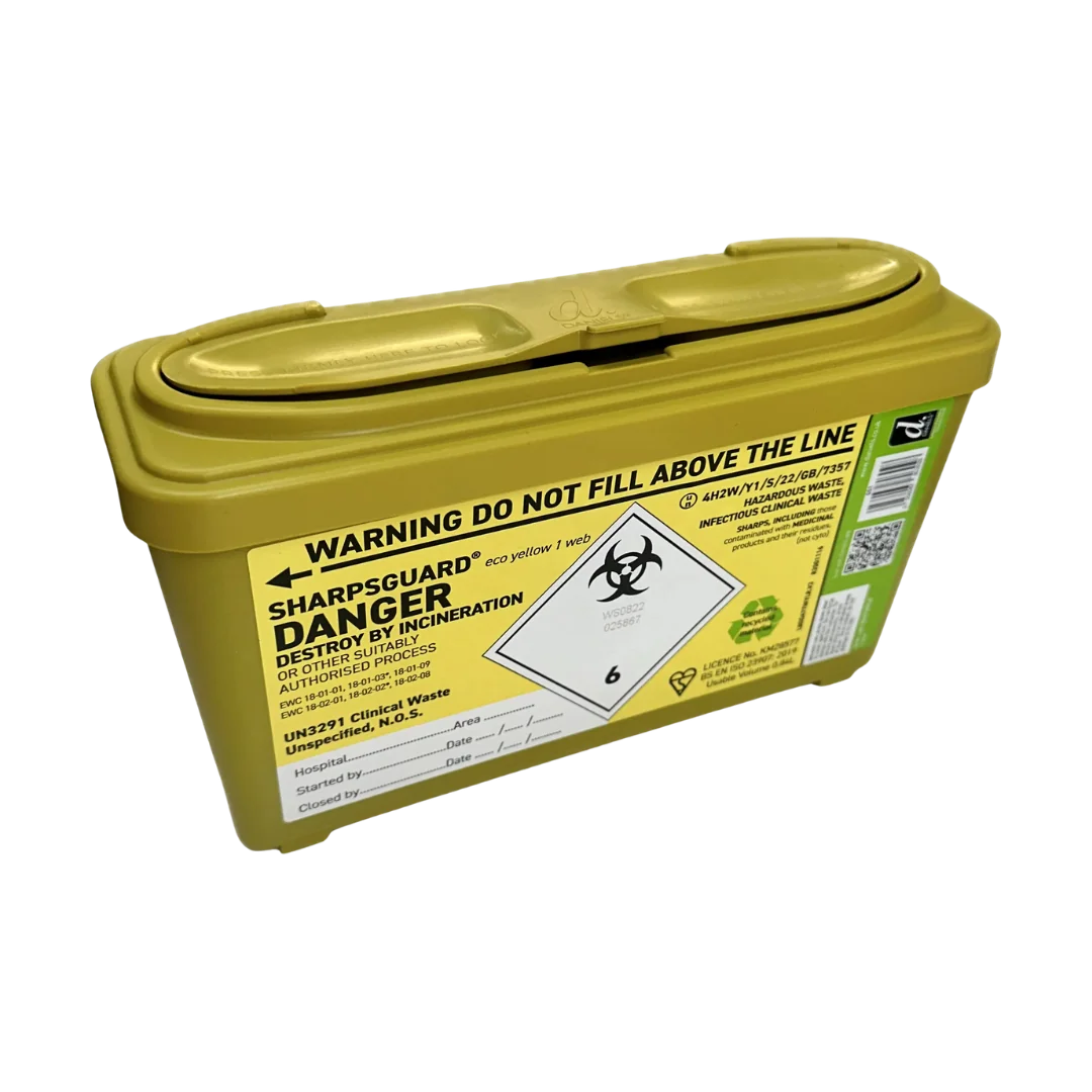 Sharpsafe 1L Bin Yellow