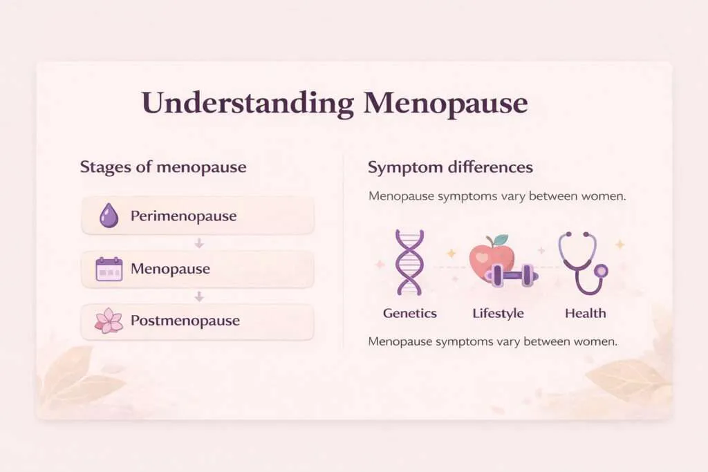 The stages of menopause